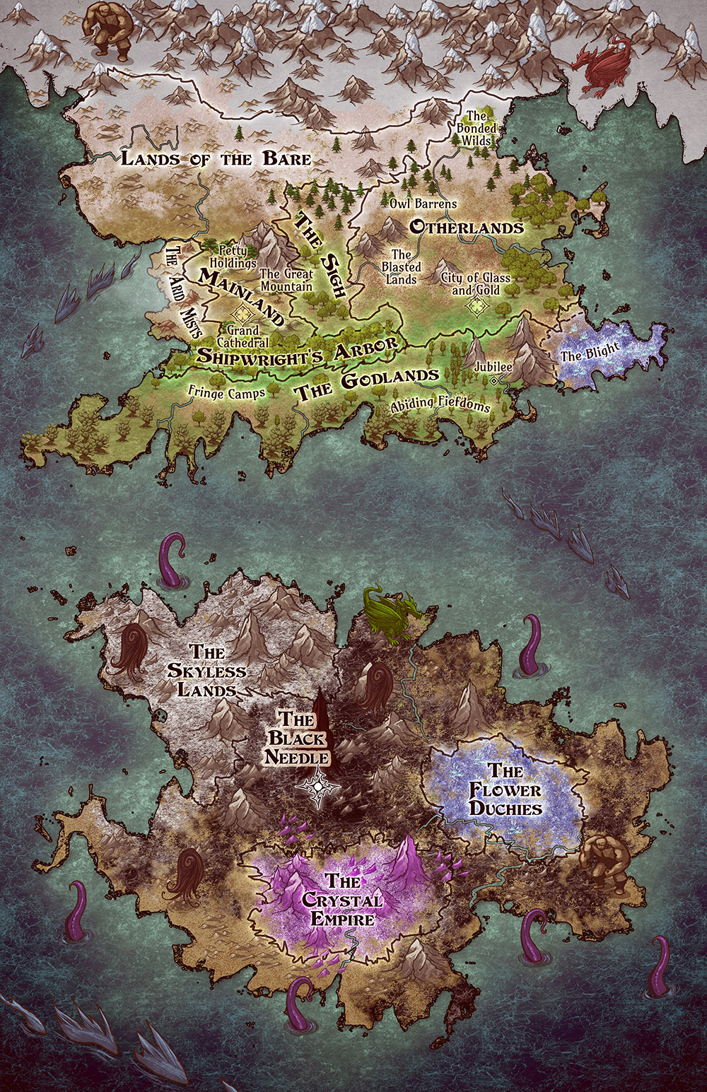 The map of Holdfast