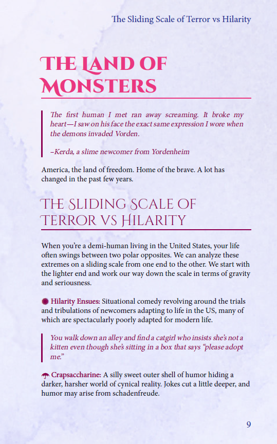 The sliding scale of terror vs hilarity